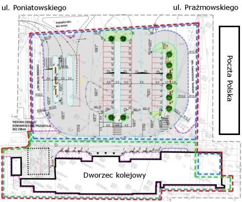 Radom. Plac Dworcowy