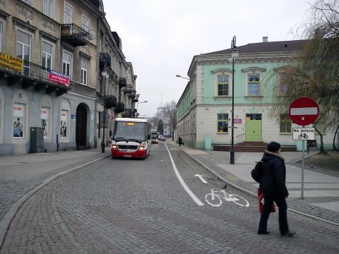 Radom. Kontrapas na ulicy Traugutta