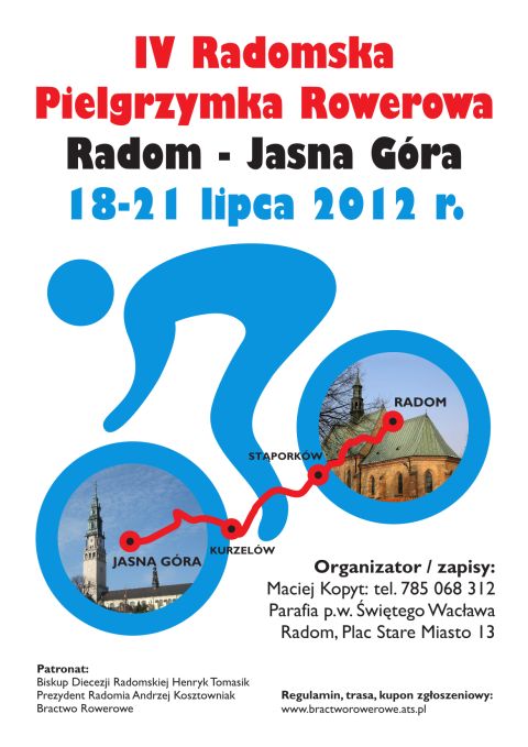 Radom - Jasna Góra. Pielgrzymka rowerowa