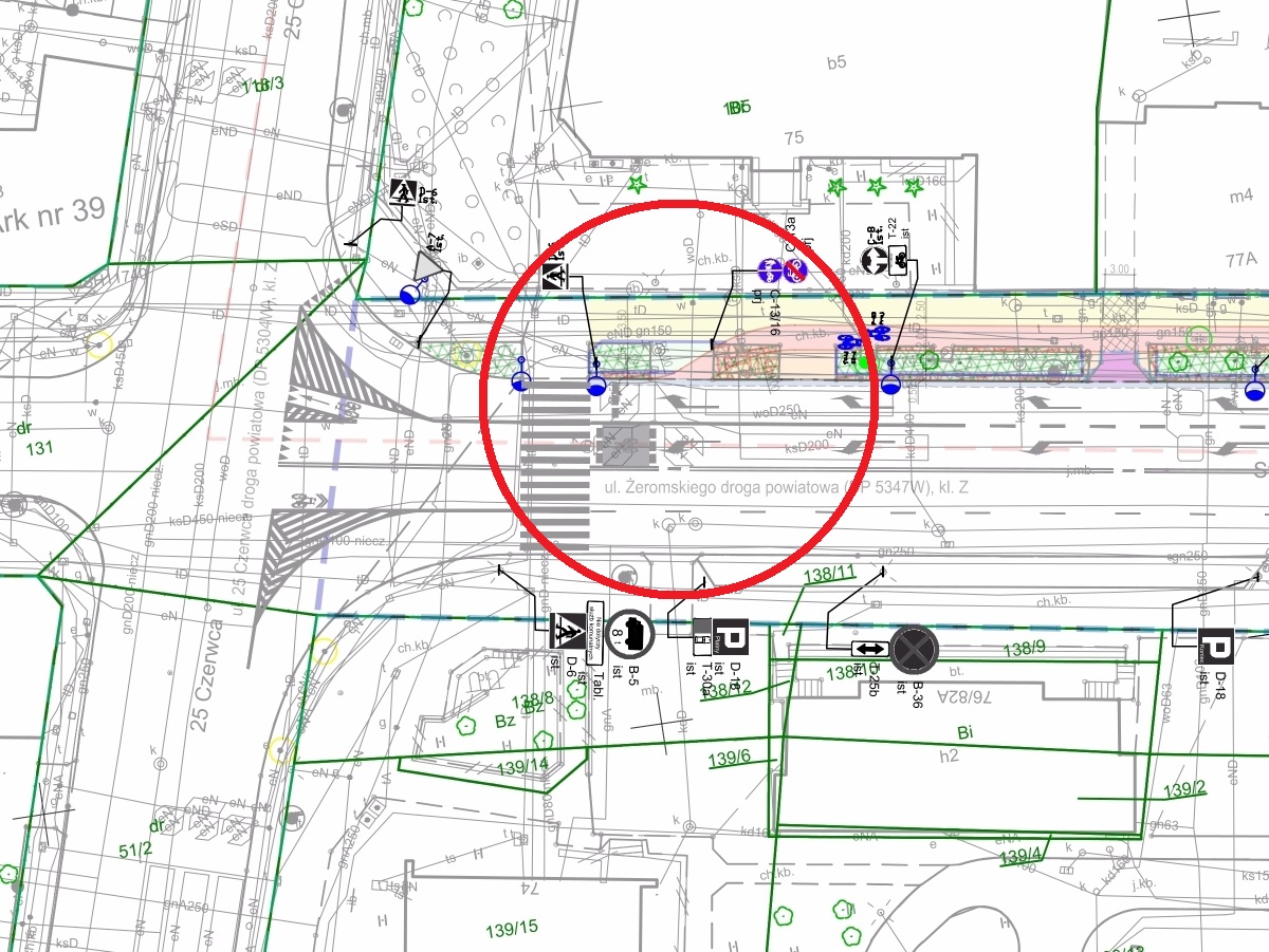 Budowa infrastruktury rowerowej na ul. Żeromskiego