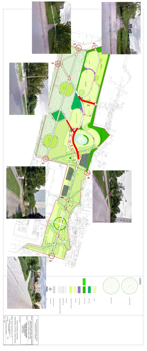 Radom. Plan parku Michałów Radom. Plan parku Michałów