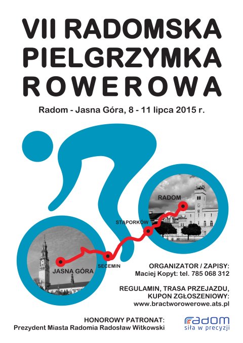 Radom. Pielgrzykma rowerowa na Jasną Górę Radom. Pielgrzykma rowerowa na Jasną Górę