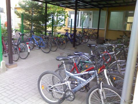 Radom. Imperial Tobacco Polska Manufacturing SA parking rowerowy