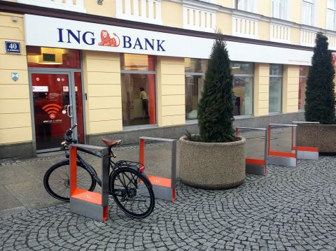 Radom. Rowerem na zakupy, ING Bank Śląski