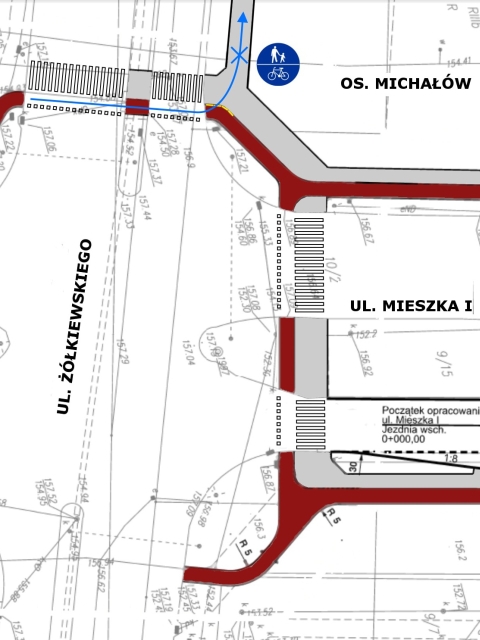 Radom. Skrzyżowanie Mieszka I / Żółkiewskiego Radom. Skrzyżowanie Mieszka I / Żółkiewskiego