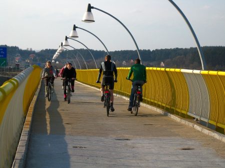 Kraków. Kładka nad Wisłą Kraków. Kładka nad Wisłą