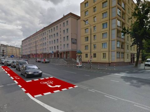 Radom. Śluza rowerowa ul. Narutowicza Google Strett View Radom. Śluza rowerowa ul. Narutowicza Google Strett View