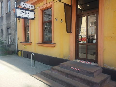 Radom. Pająk Fryzjer, ul. Curie-Skłodowskiej 6
