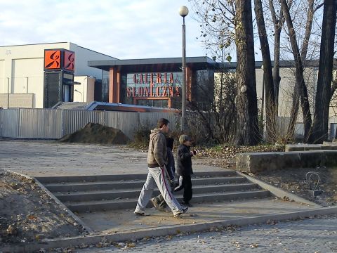 Radom. Schody przy teatrze