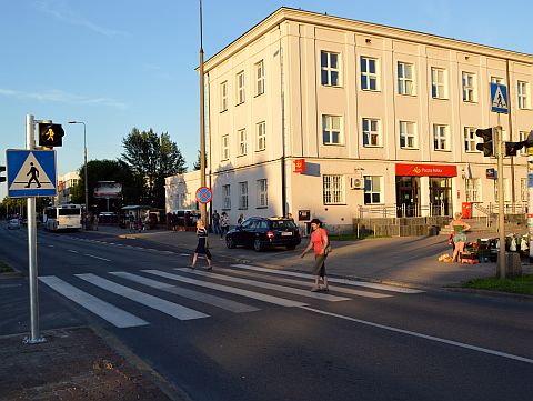 Radom. Nowe sygnalizatory na skrzyżowaniu Poniatowskiego/Traugutta