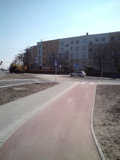 Radom. Usunięty piach z drogi rowerowej w al. Grzecznarowskiego Radom. Usunięty piach z drogi rowerowej w al. Grzecznarowskiego