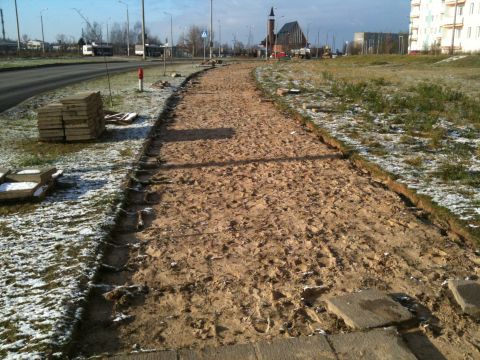Radom. Budowa drogi rowerowej na osiedlu Południe Radom. Budowa drogi rowerowej na osiedlu Południe