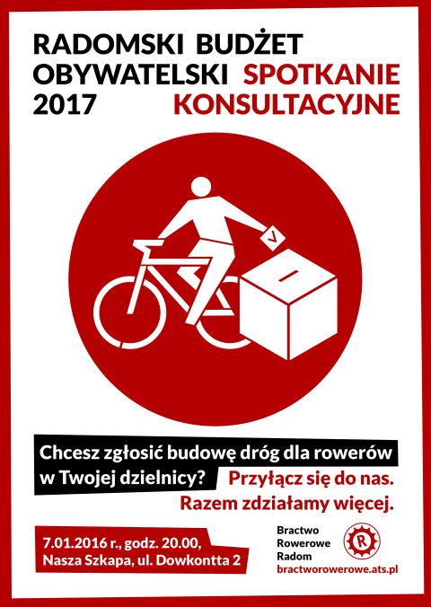 Radom. Konultacje Budżetu Obywatelskiego Radom. Konultacje Budżetu Obywatelskiego