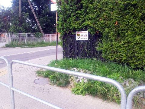 Radom. Mieszka I / Brzustowska, brak widoczności rowerzysta - samochody Radom. Mieszka I / Brzustowska, brak widoczności rowerzysta - samochody