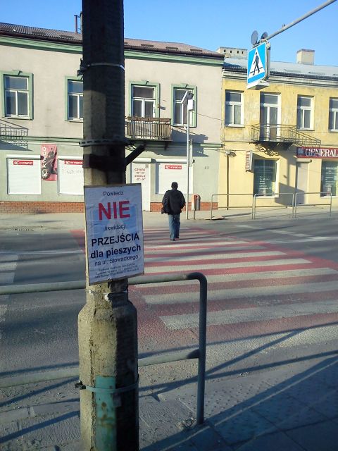 Radom. Powiedz Nie likidacji przejścia
