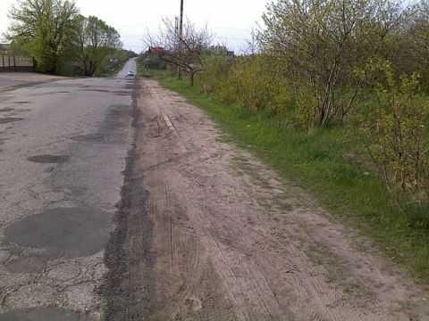 Radom. Zarośnięta ulica Zielona Radom. Zarośnięta ulica Zielona