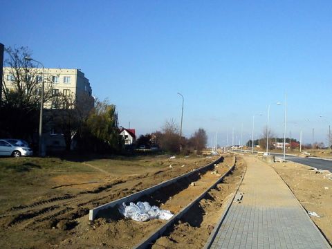 Radom. Budowa drogi rowerowej na ul. Mieszka I