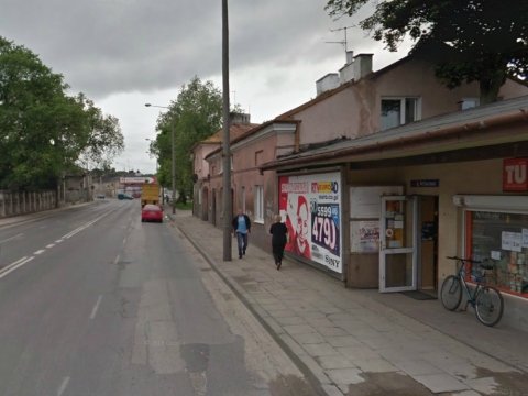 Radom. Rowerzysta na ul. Limanowskiego Radom. Rowerzysta na ul. Limanowskiego