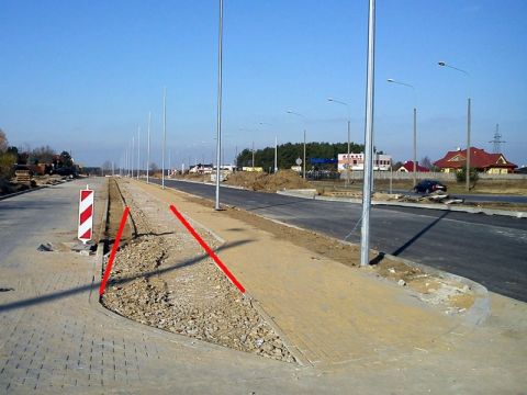 Radom. Budowa drogi rowerowej na ul. Mieszka I