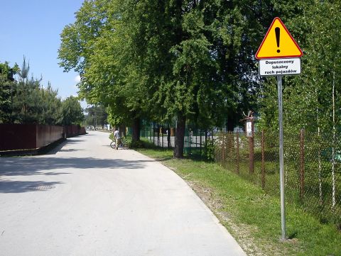 Jedlnia Letnisko. Droga rowerowa nad zalewem, Siczki Jedlnia Letnisko. Droga rowerowa nad zalewem, Siczki