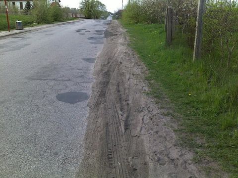 Radom. Zarośnięta ulica Zielona Radom. Zarośnięta ulica Zielona