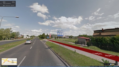 Radom. Droga dla rowerów, ul. Maratońska