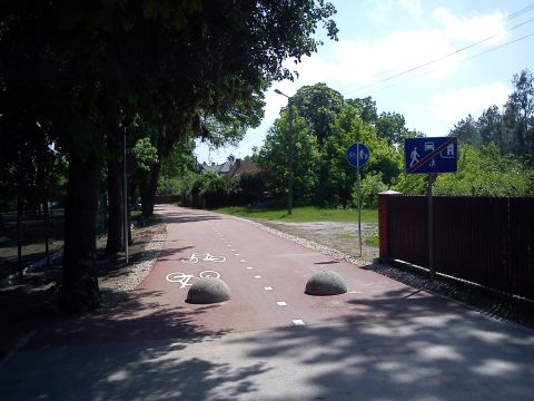 Jedlnia Letnisko. Droga rowerowa nad zalewem, Siczki Jedlnia Letnisko. Droga rowerowa nad zalewem, Siczki