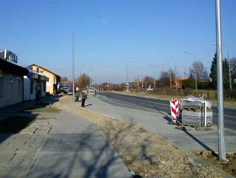 Radom. Budowa drogi rowerowej na ul. Mieszka I