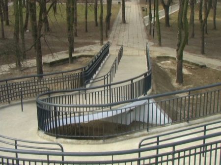 Warszawa. Kładka nad al. Niepodległości Warszawa. Kładka nad al. Niepodległości