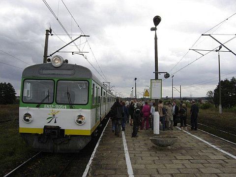 Stacja kolejowa Drzewica.