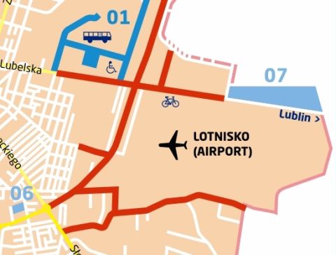 Radom. Parking rowerowy, Air Show Radom. Parking rowerowy, Air Show