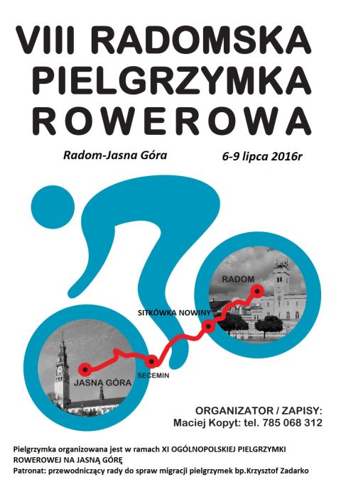 Radom Jasna Góra. Pielgrzymka rowerowa