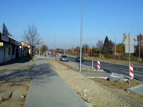 Radom. Budowa drogi rowerowej na ul. Mieszka I