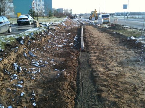 Radom. Budowa drogi rowerowej na osiedlu Południe Radom. Budowa drogi rowerowej na osiedlu Południe