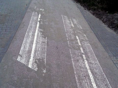 Radom. Piach na drodze dla rowerów Radom. Piach na drodze dla rowerów