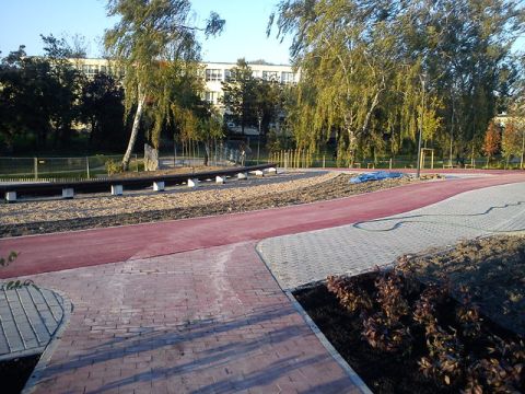 Radom. Droga rowerowa wzdłuż Potoku Północnego