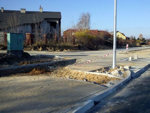 Radom. Budowa drogi rowerowej na ul. Mieszka I