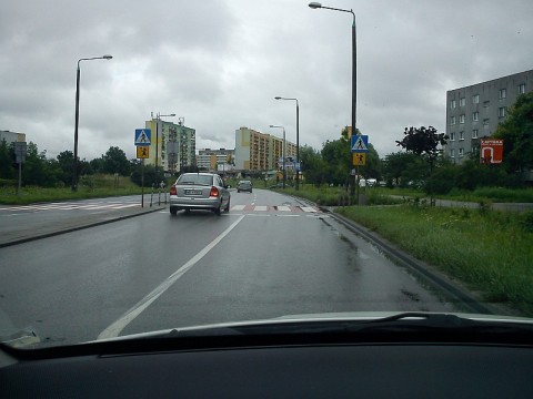 Przejście dla pieszych, Radom, al. Jana Pawła II