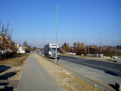 Radom. Budowa drogi rowerowej na ul. Mieszka I