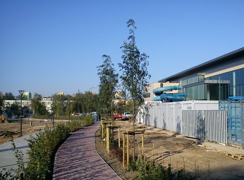 Radom. Droga rowerowa wzdłuż Potoku Północnego